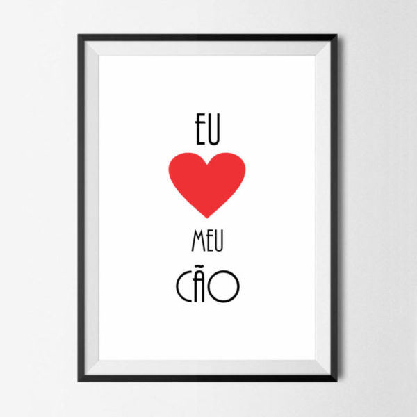 Poster quadro cão