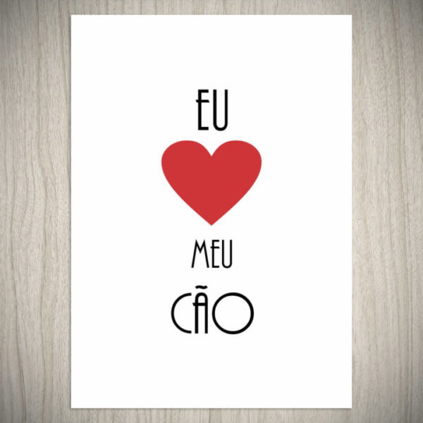 Poster quadro cão