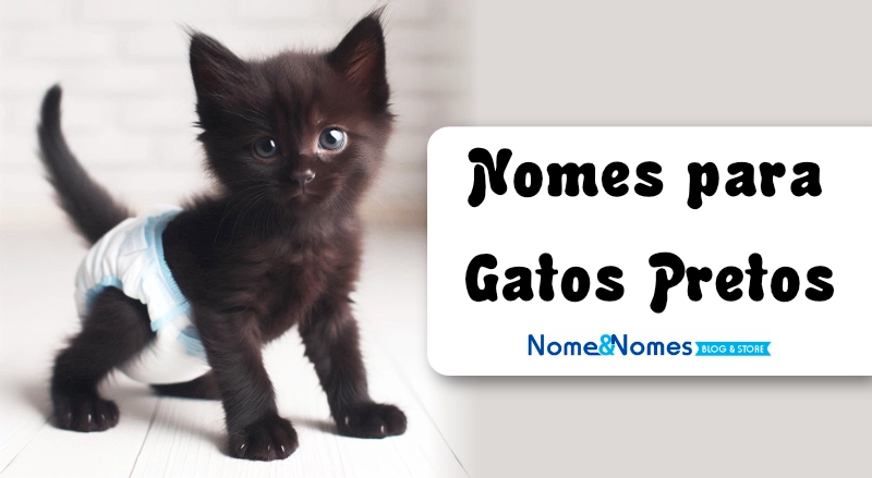 Nomes para gatos preto